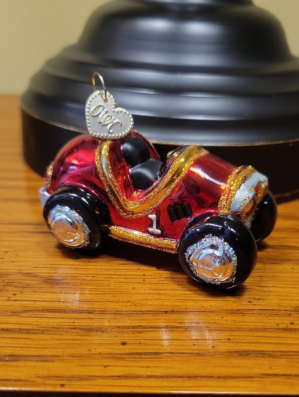 Old World Christmas Race Car Ornament